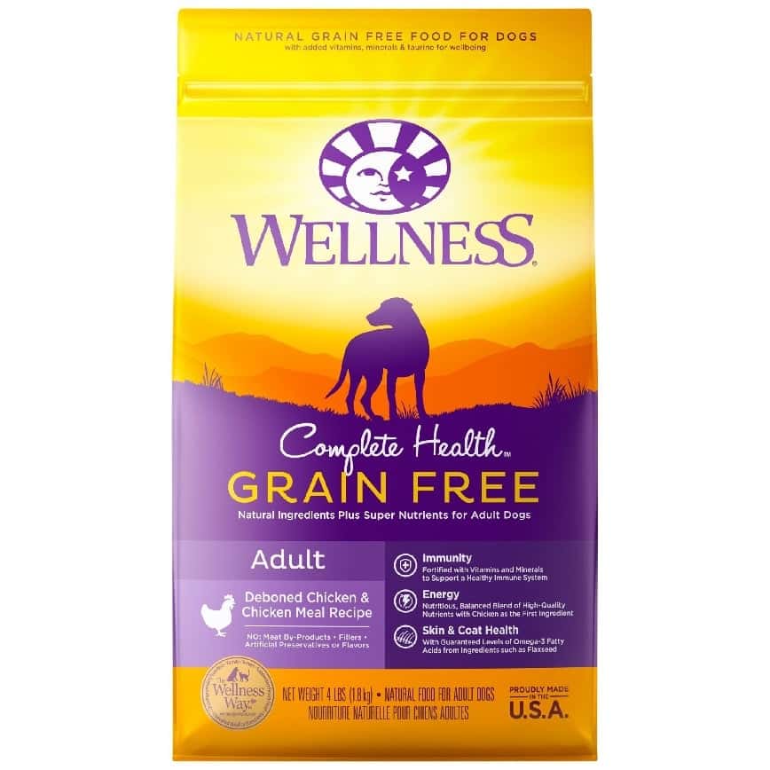 WELLNESS 狗糧 無穀物 GRAIN FREE 成犬配方 雞肉 4lb (89130) (圖片2)