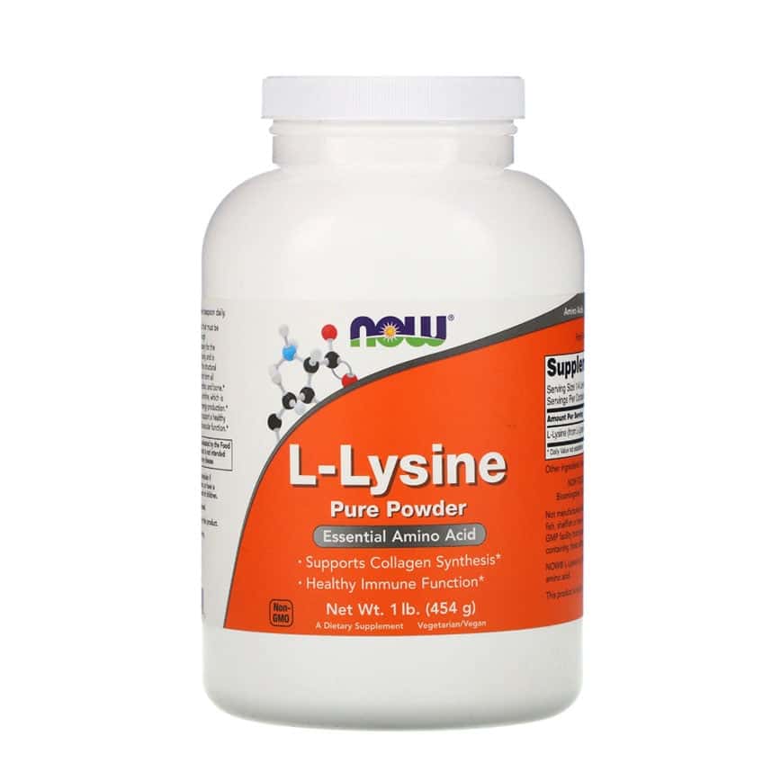 NOW Foods L-Lysine 離胺酸 粉末裝 1lb (約454g) (圖片2)