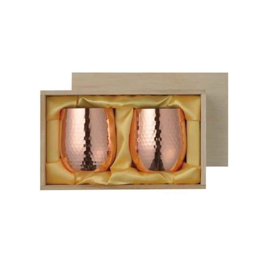 日本清酒杯 新潟縣 食樂工房 純銅清酒杯 極Kiwami 一套2個 (CNE971) (圖片2)