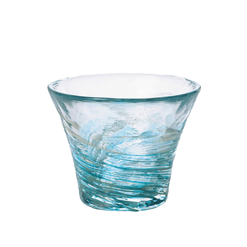 日本清酒杯 津輕びいどろ 夏椿 F-71901 (圖片2)