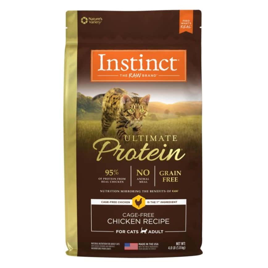 Instinct 貓糧 本能 貓糧 無穀物頂級蛋白質系列 雞肉配方 10lb (658528) (圖片2)