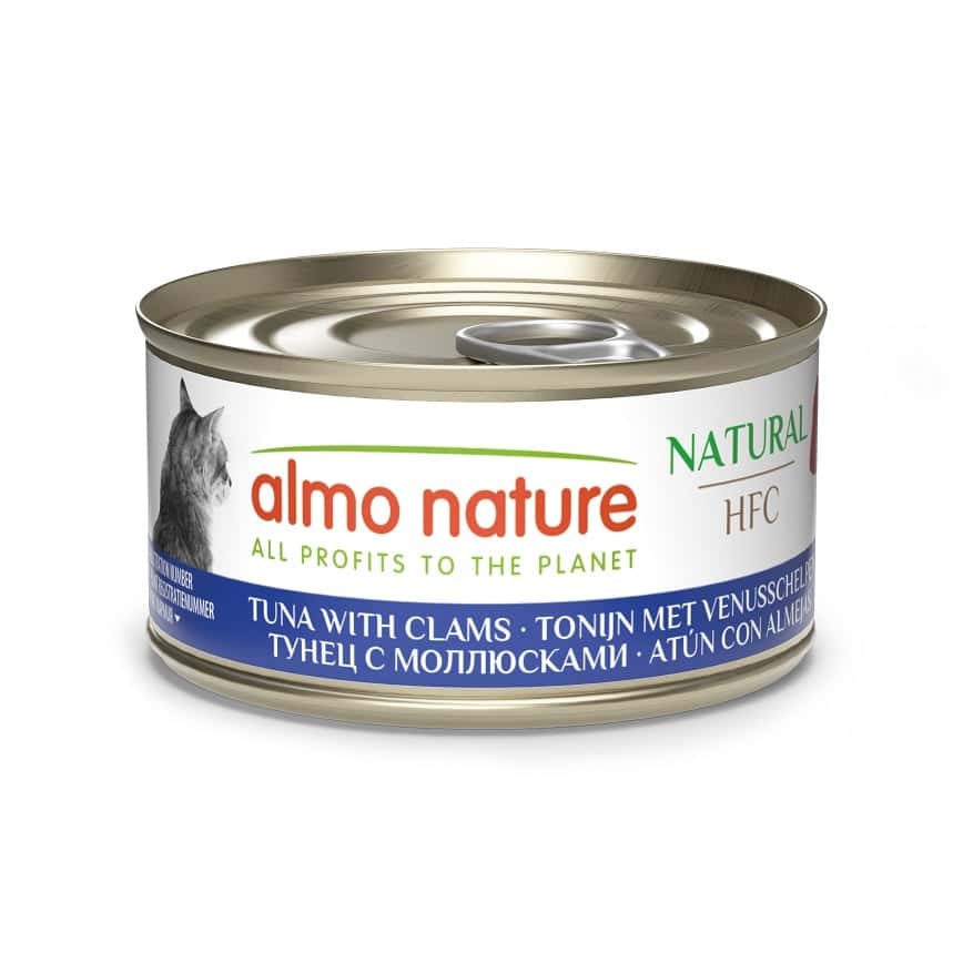 Almo Nature HFC 貓罐頭 天然系列 吞拿魚+蜆肉 70g (9045) (圖片2)