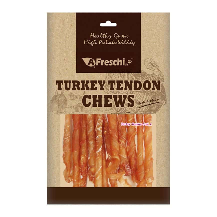 A Freschi Srl 狗零食 Natural Turkey 火雞筋捲 80g (犬用) (AFK25) (圖片2)