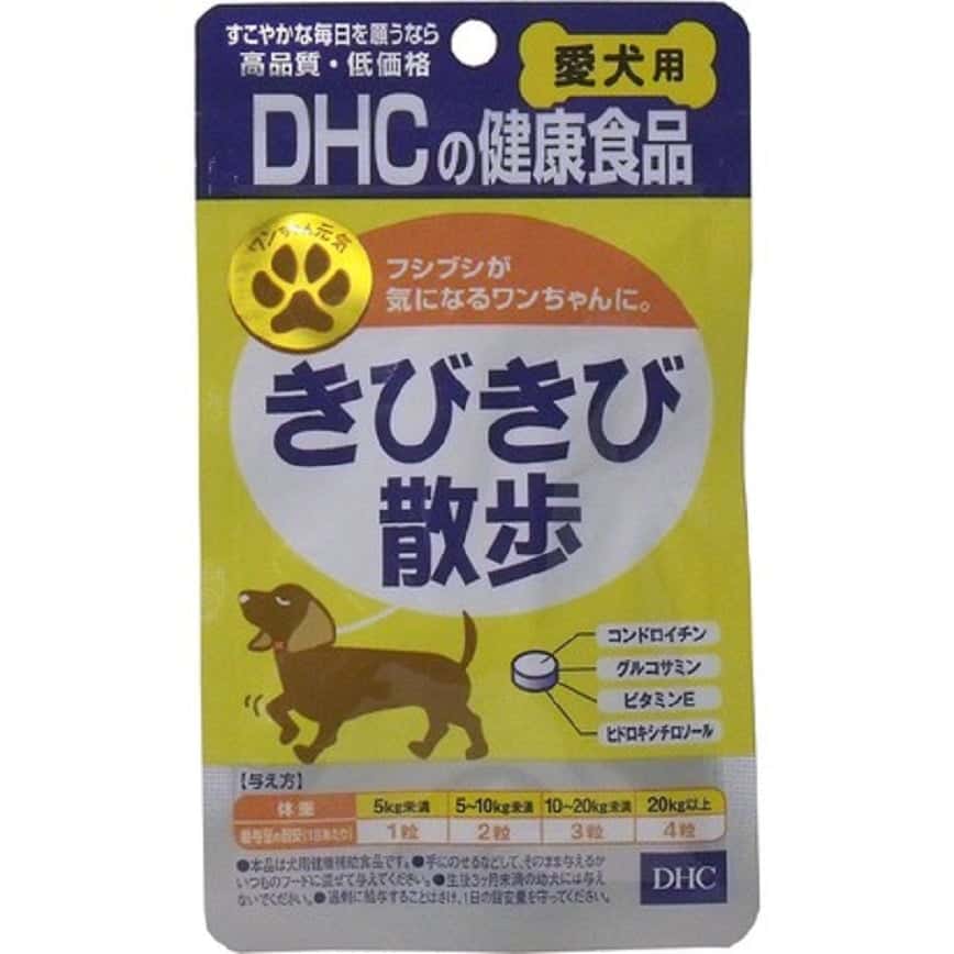 DHC 日本製狗狗健康食品 強健關節配方 60粒 (圖片2)