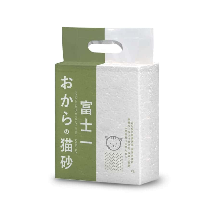 富士一 天然極簡日常 3.0 豆腐貓砂 綠茶味 6L - 原裝行貨 (圖片2)