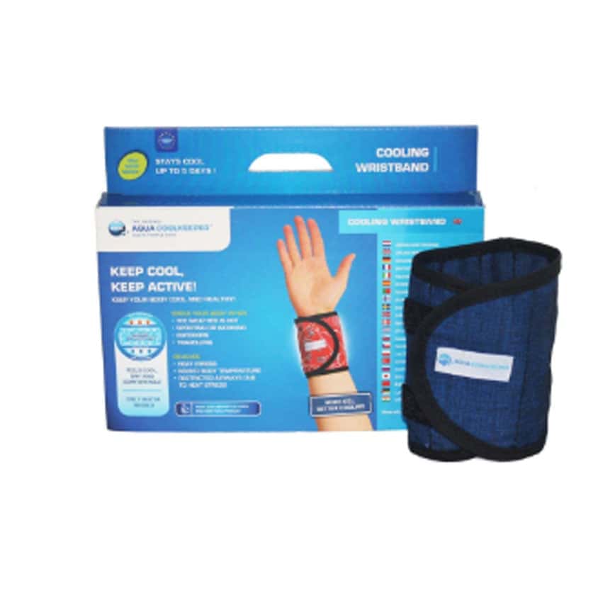 AQUA COOLKEEPER 人用清涼降溫手帶 L碼 海藍色 (F50AQWRPB09) (圖片2)