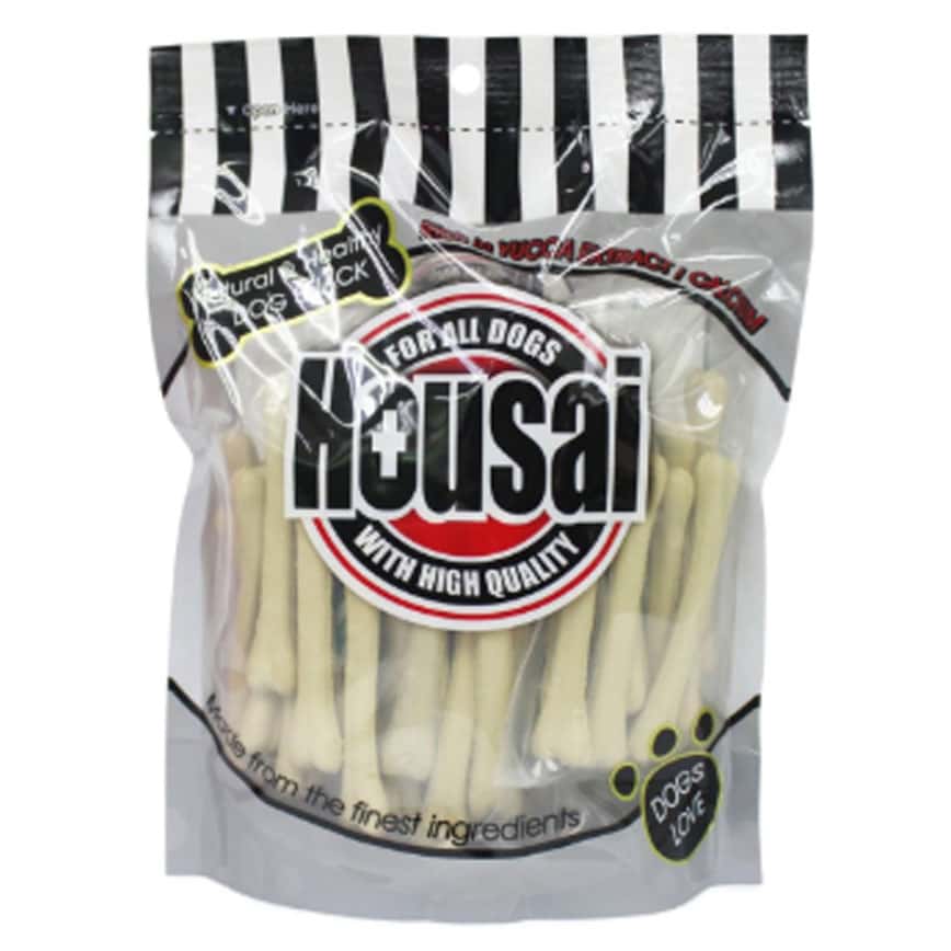 Housai 狗零食 潔齒骨 牛奶味 細50支 (AW998836N) (圖片2)
