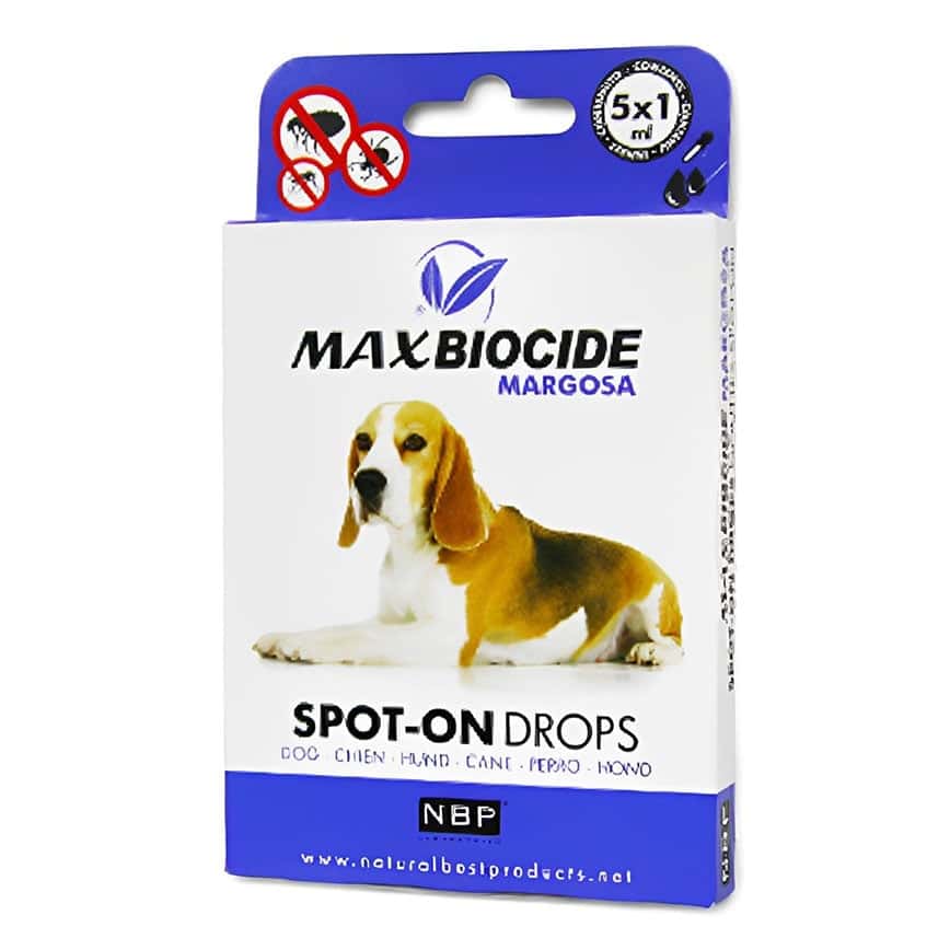 Max Biocide 犬用苦楝油驅蚤滴劑 5pcs (NBP24623B) (圖片2)