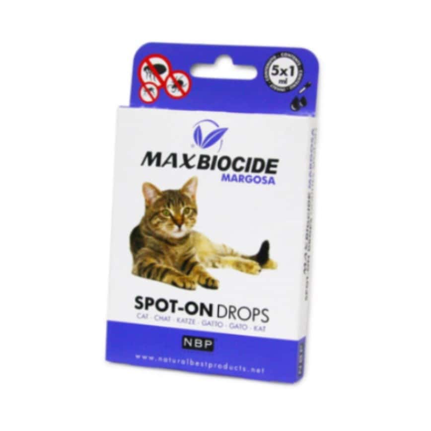 Max Biocide 貓用苦楝油驅蚤滴劑 5pcs (NBP244622B) (圖片2)