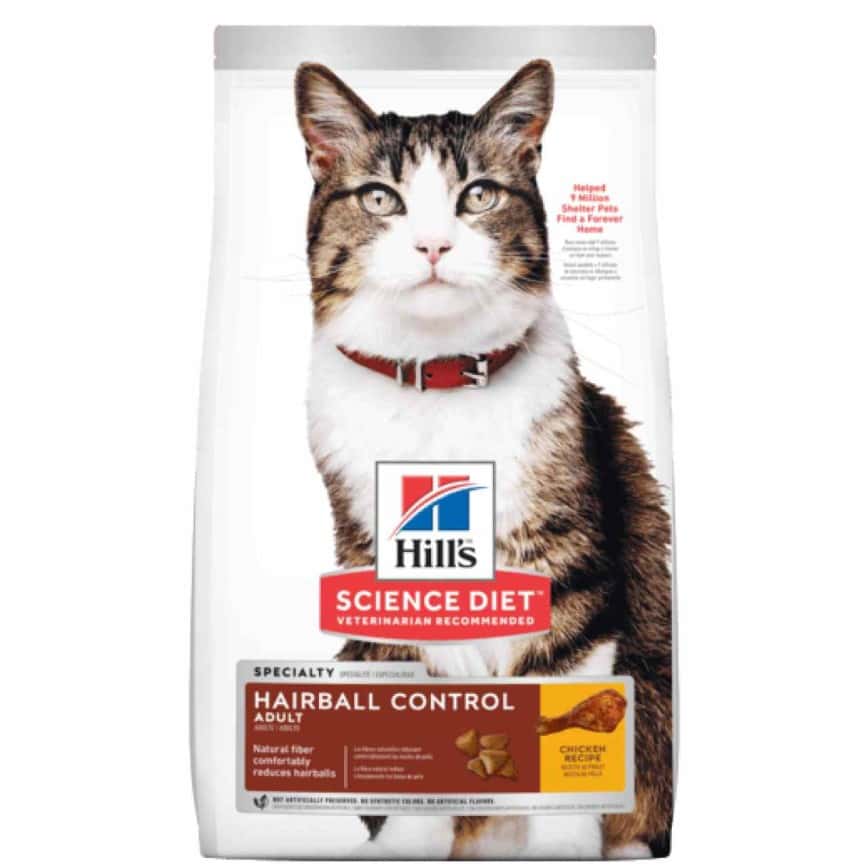 Hills 貓糧 成貓糧 去毛球配方 3.5lb (7156) (圖片2)