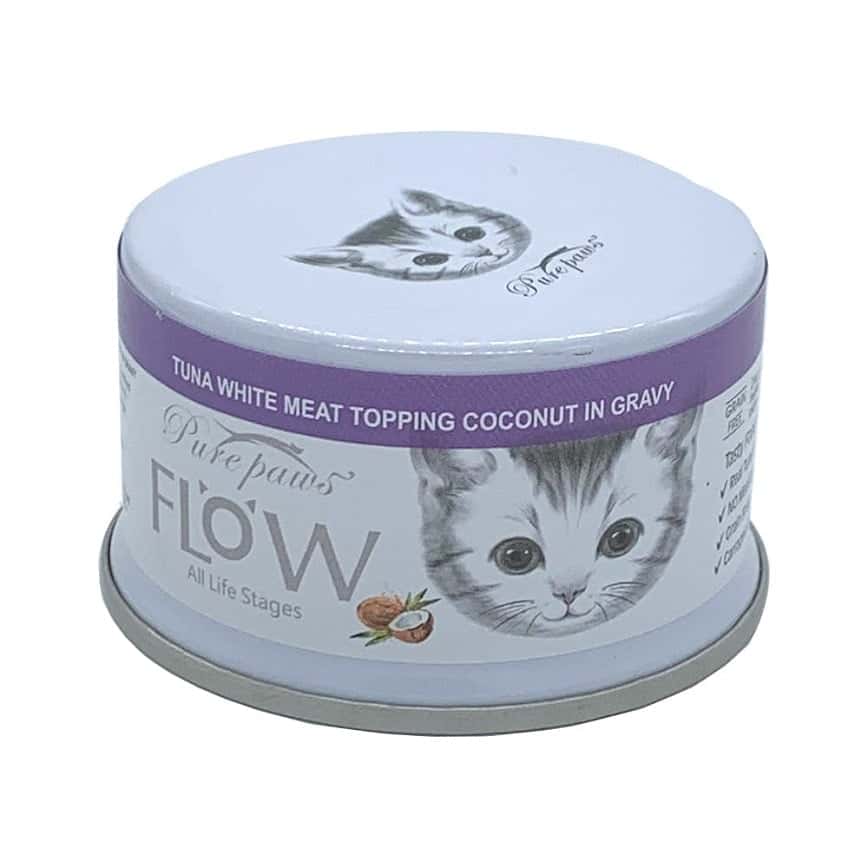 Pure paws 高湯貓罐頭 吞拿魚+椰子 80g (PPF09) (圖片2)