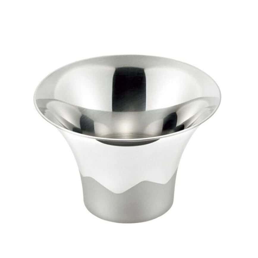 日本清酒杯 新潟縣 不銹鋼大口清酒杯 FM-100 1個入 (圖片2)