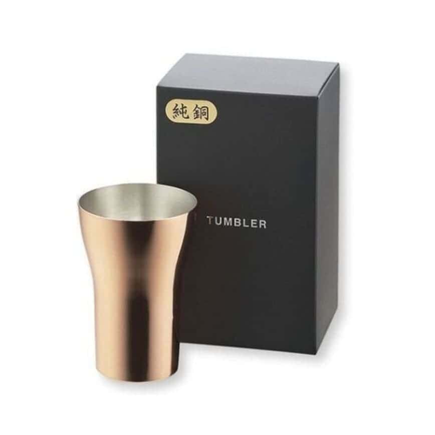 日本清酒杯 新潟縣 純銅酒杯 「中」140g 1個入 (圖片2)