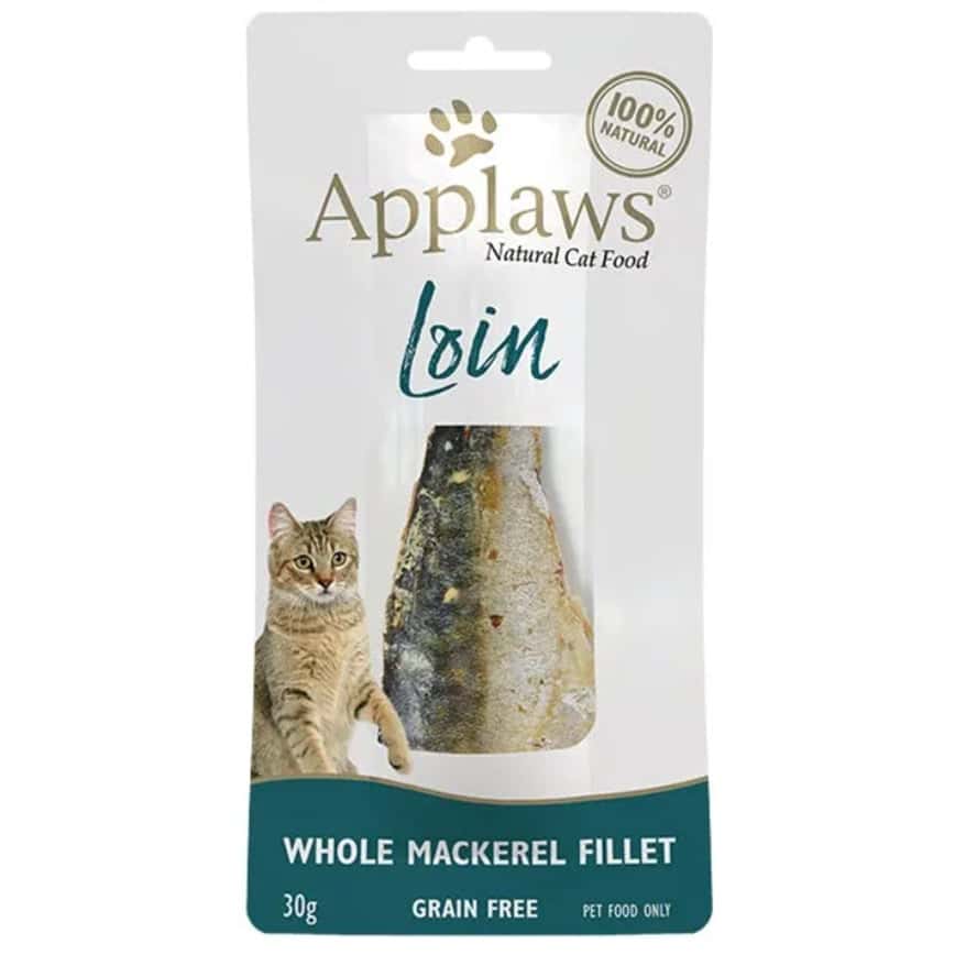 Applaws 貓零食 Whole Mackerel Loin 鯖花魚柳貓零食 30g (9586) (圖片2)