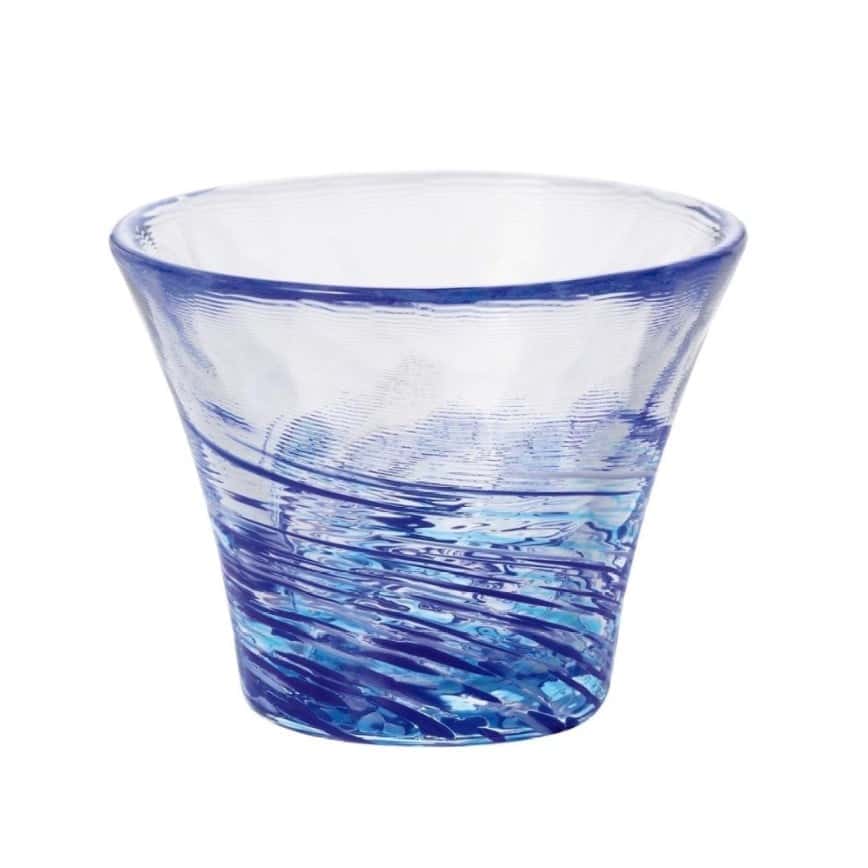 日本清酒杯 津輕びいどろ 瀧風 F-71900 (圖片2)