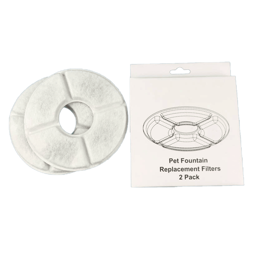 花朵噴泉流水 飲水機 電動循環寵物飲水器 濾芯 2片裝 (圖片2)