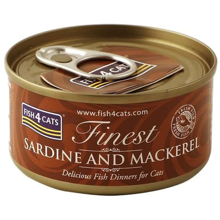 Fish4Cats 貓罐頭 沙甸+鯖魚 70g (CSW601) (圖片2)