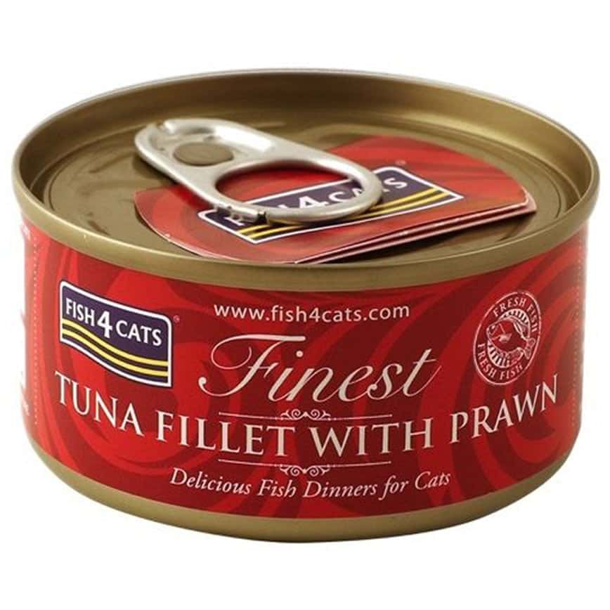 Fish4Cats 貓罐頭 鮮蝦+吞拿魚柳 70g (CTW625) (圖片2)
