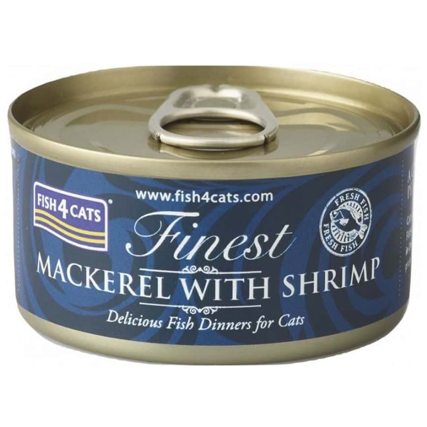 Fish4Cats 貓罐頭 鯖魚塊+鮮蝦 70g (CMW873) (圖片2)