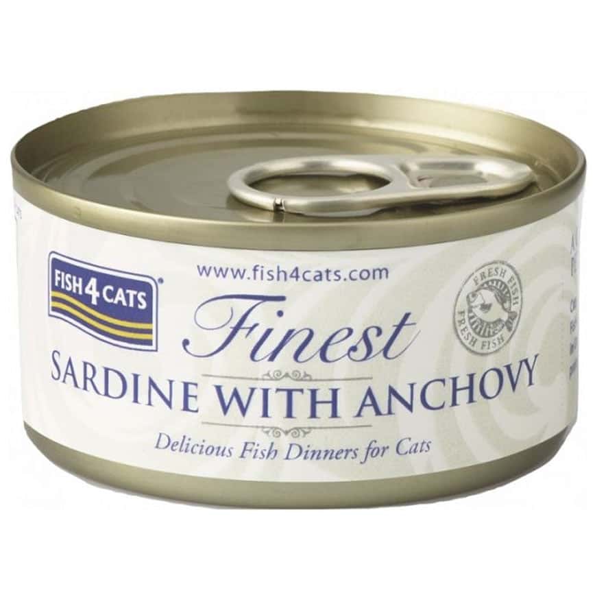 Fish4Cats 貓罐頭 沙甸魚+鳳尾魚 70g (CSW859) (圖片2)