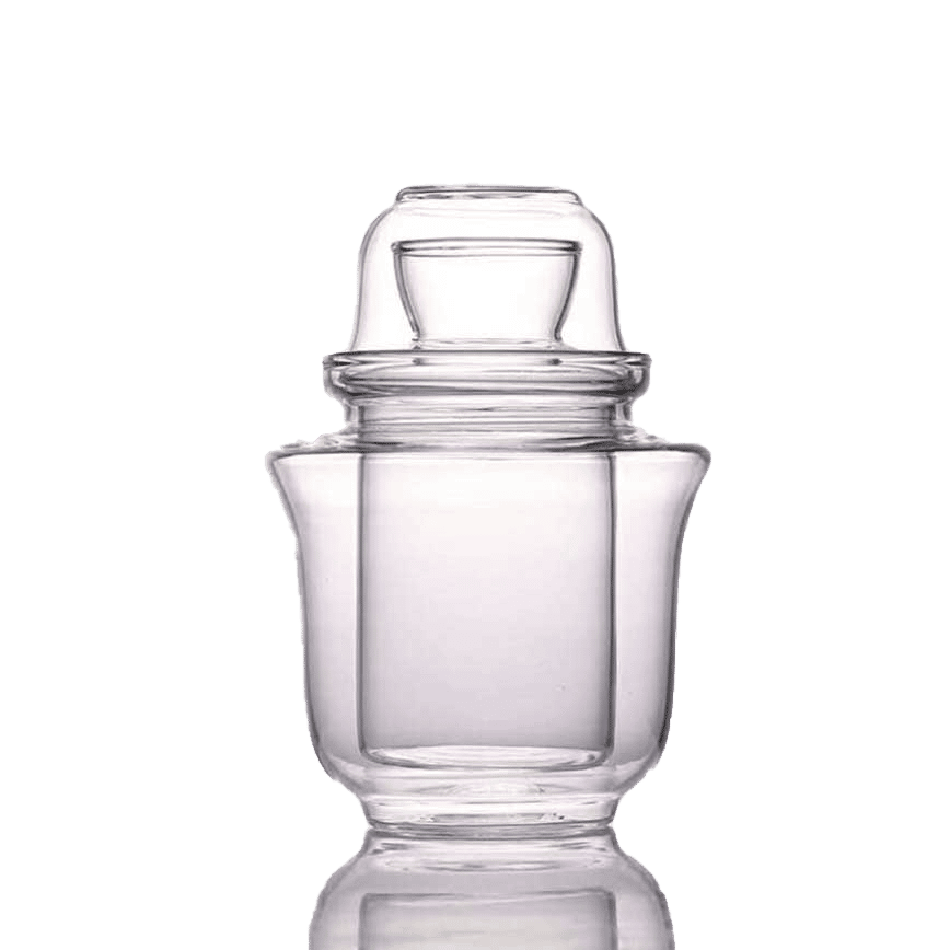 日式温酒一體式套裝 三件套玻璃酒杯 200ml (圖片2)