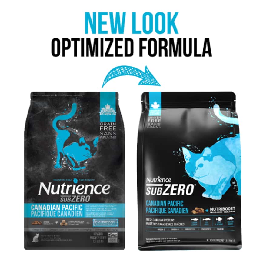 Nutrience SUBZERO 無穀物貓糧 全貓配方 凍乾脫水鮮三文魚及鯡魚配七種魚 4lbs 1.8kg (C2909) (藍黑) (新舊包裝隨機出貨) (圖片2)