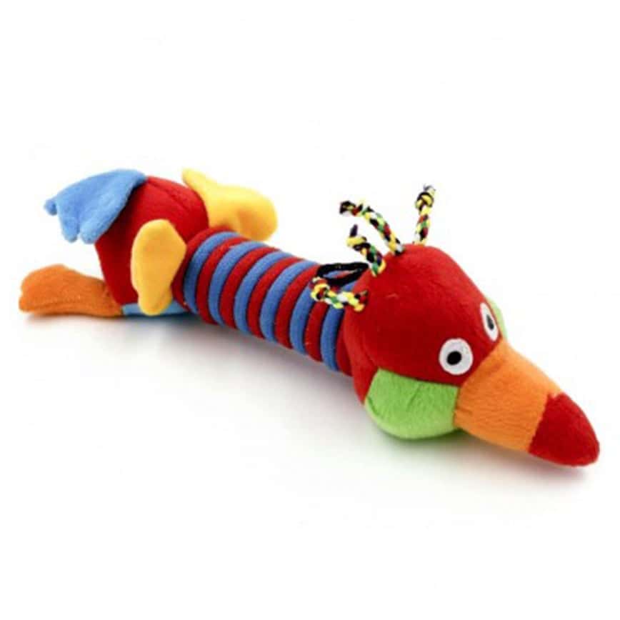 Billipets 狗玩具 長粗綿繩發聲玩具 渡渡鳥 30cm (NS-6338C) (圖片2)