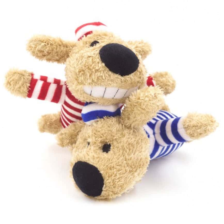 Billipets 狗玩具 超軟發聲囚犯狗 藍色 16cm (NS-10213-BLUE) (圖片2)