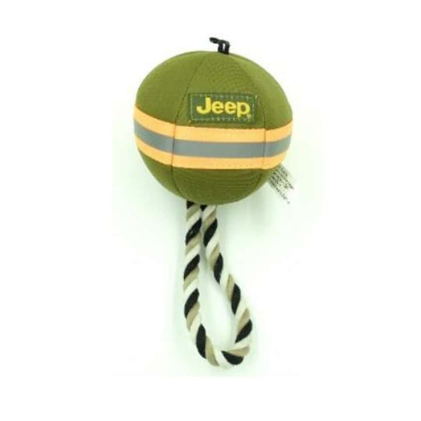 Billipets 狗玩具 Jeep帆布系列 粗綿繩圓拉球 10cm (NS-10247) (圖片2)