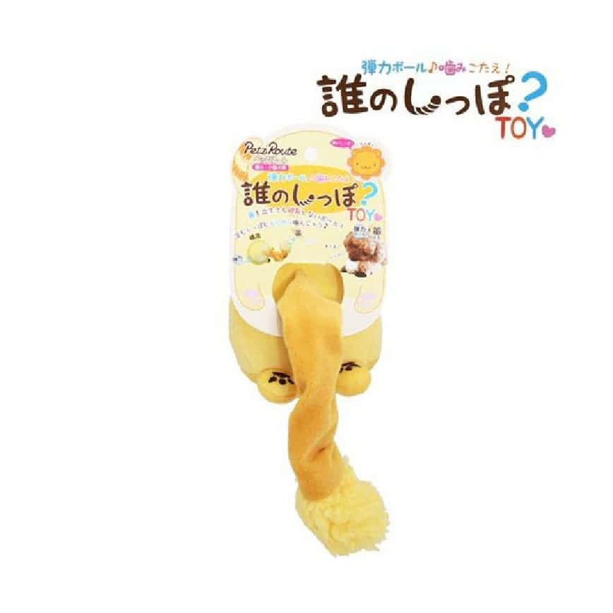 日本Petz Route 狗狗玩具 變變黃獅子尾巴 一個入 (圖片2)