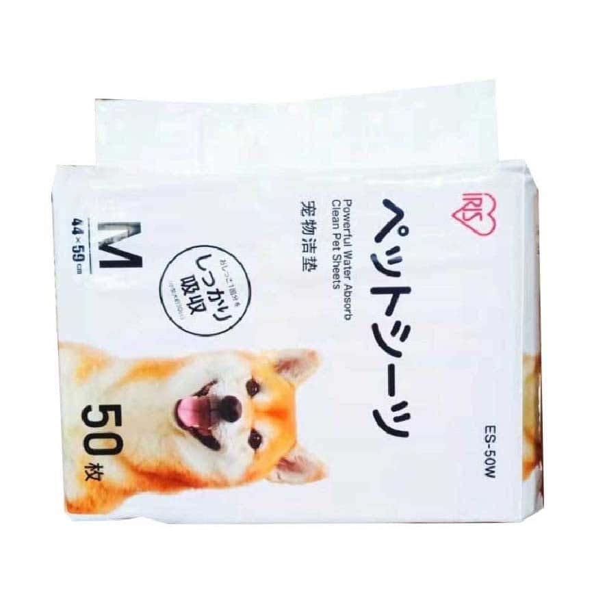 Iris 寵物尿墊 狗尿墊 狗尿片 ES-50W [44x59 M碼 50枚] (圖片2)