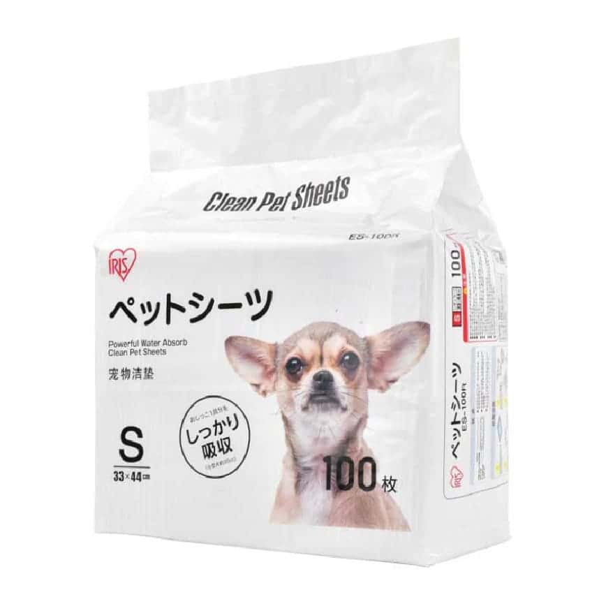 Iris 寵物尿墊 狗尿墊 狗尿片 ES-100R [33x44 S碼 100枚] (圖片2)