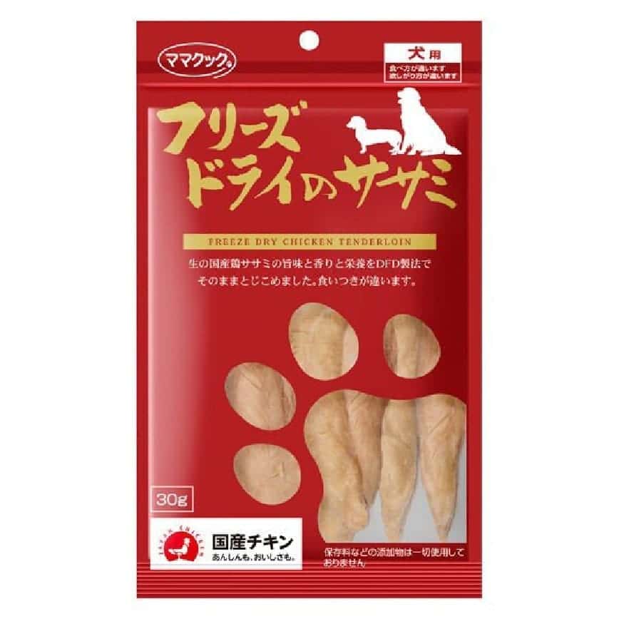 日本但馬高原 狗小食 凍乾雞胸柳片小食 30g (紅) (圖片2)