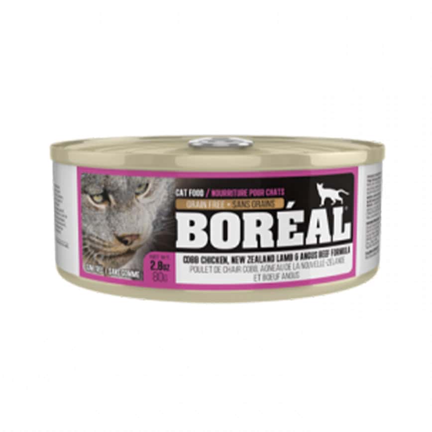 BOREAL 全貓罐頭 雞肉+羊肉及牛肉配方 80g (圖片2)