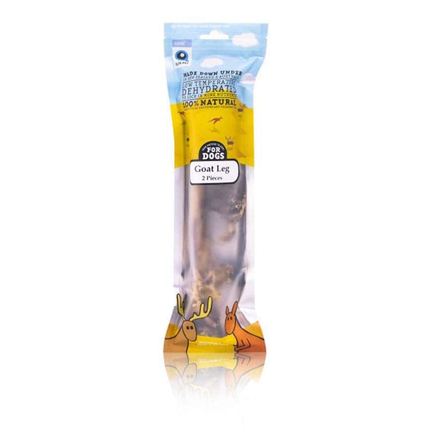Alfa Pet 新西蘭風乾脫水無穀物 狗小食 山羊腿 Goat Leg for Dogs 2pcs (002232) (圖片2)
