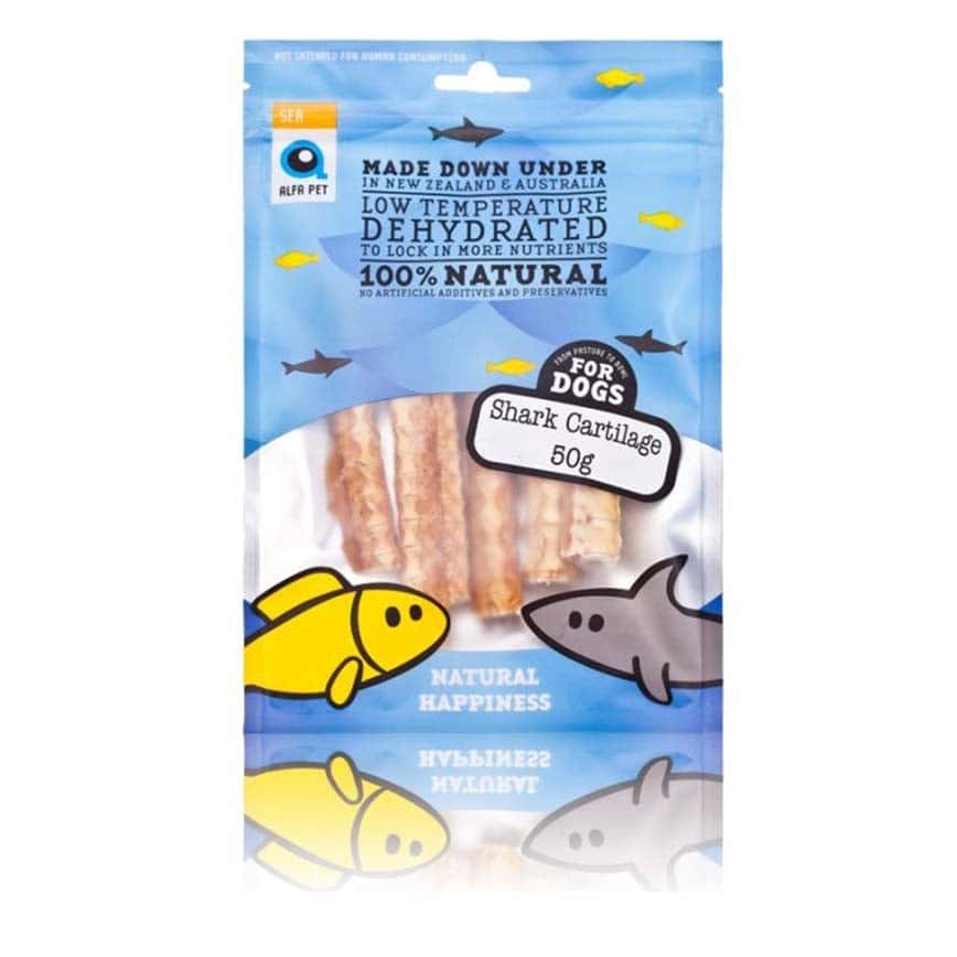 Alfa Pet 新西蘭風乾脫水無穀物 狗小食 鯊魚軟骨 Shark Cartilage for Dogs 50g (000027) (圖片2)