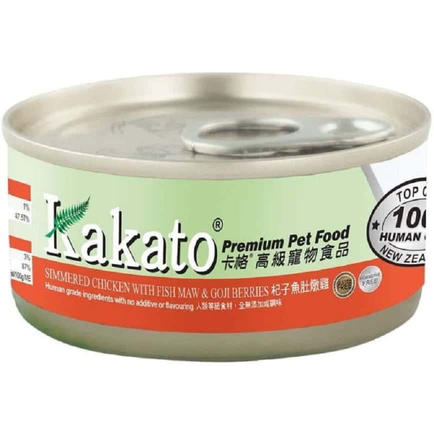 Kakato 罐頭 貓狗罐頭 杞子魚肚燉雞 70g (貓狗共用) (TD0711THK) (圖片2)