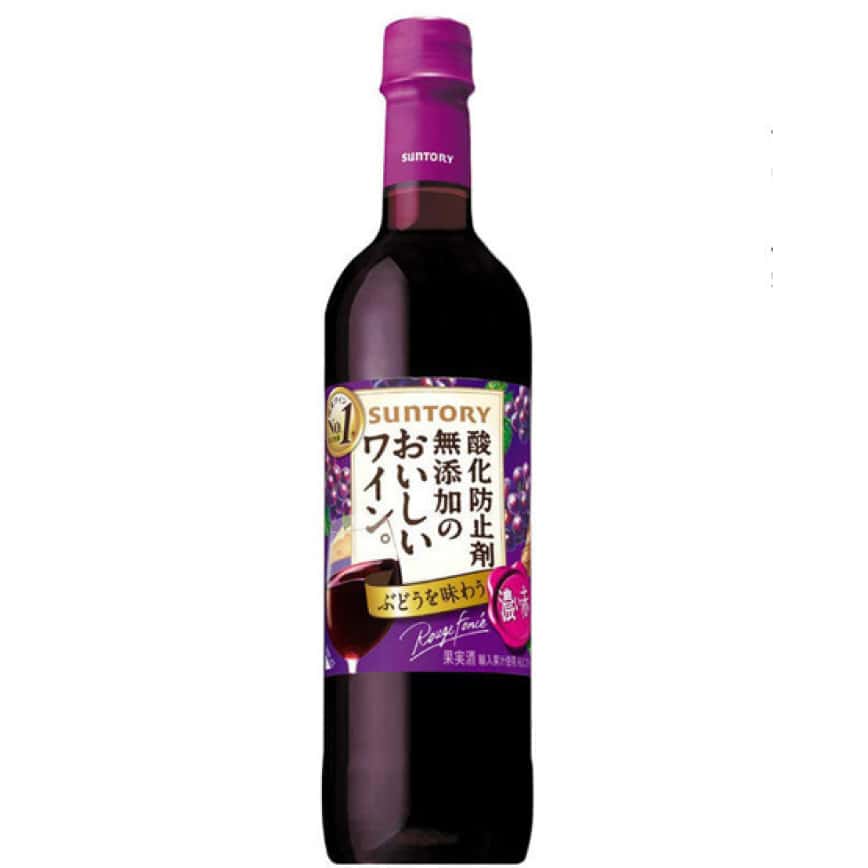 三得利 抗氧劑無添加 紅酒 Suntory Antioxidant Additive-free Red Wine 720ml (圖片2)