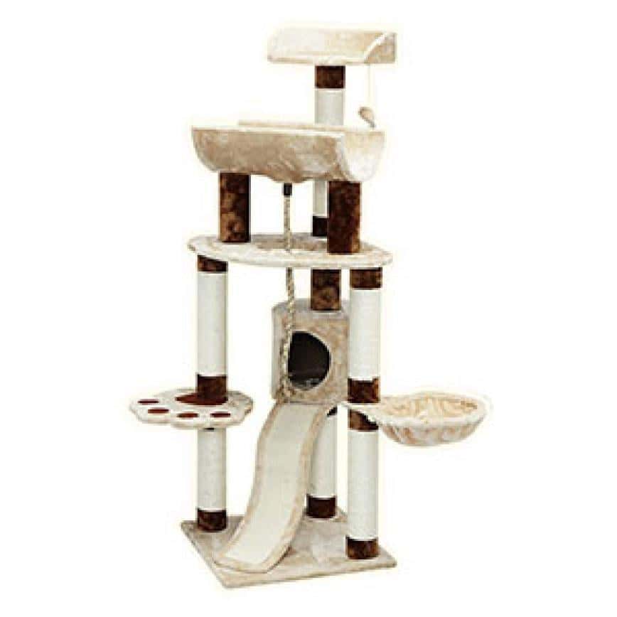 貓爬架 (大型 米色啡色) (圖片2)