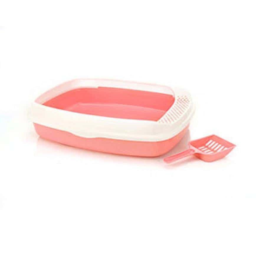 單層貓砂盆 有腳踏 (顏色隨機) (圖片2)