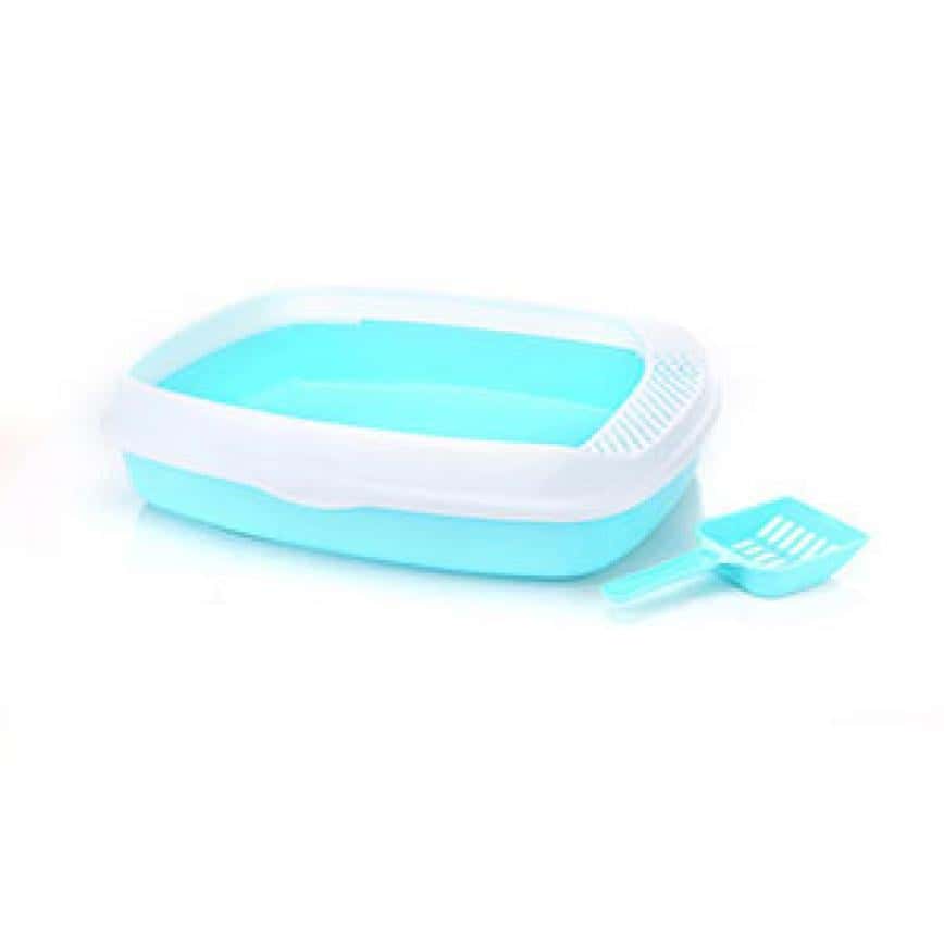 單層貓砂盆 (藍) (圖片2)