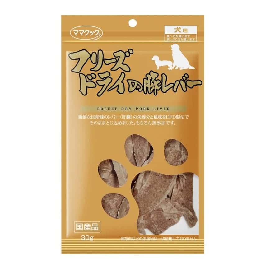 日本但馬高原 狗小食 凍乾豬肝片 30g (啡) (圖片2)