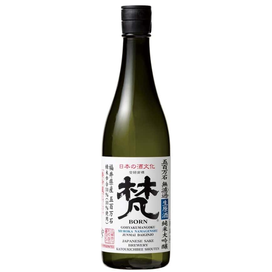梵 純米大吟釀 五百萬石 無濾過 720ml (啡樽) (圖片2)