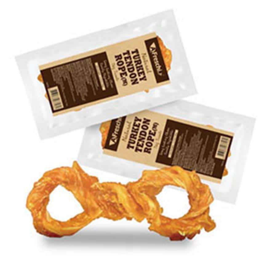 A Freschi Srl 狗零食 Natural Turkey 天然火雞筋八字骨 M (犬用) (TRP03H) (圖片2)