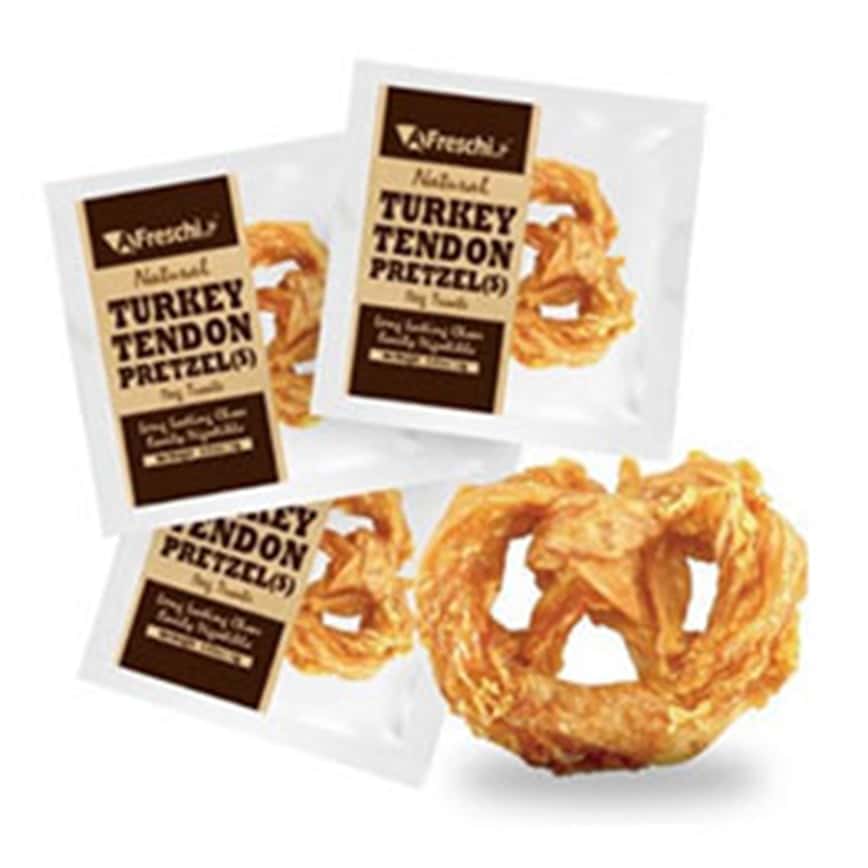 A Freschi Srl 狗零食 Natural Turkey 天然火雞筋蝴蝶卷 M (犬用) (TPZ03H) (圖片2)