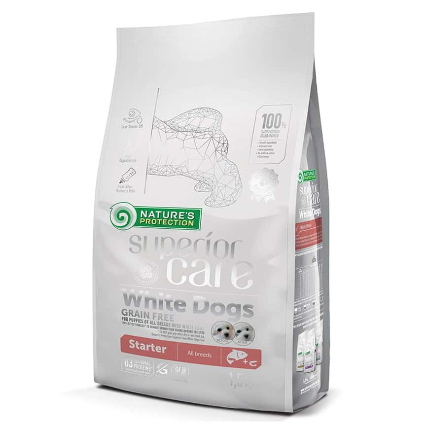 Nature's Protection 狗糧 去淚痕美毛BB配方 低敏三文魚 幼犬 1.5kg (WDPS281.5K) (圖片2)