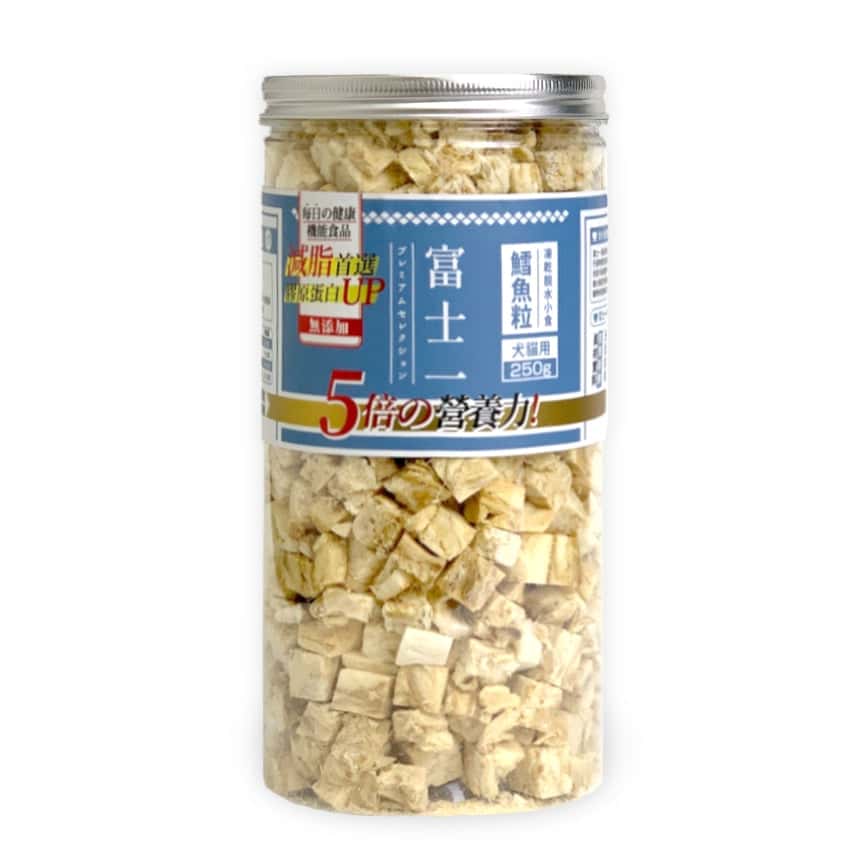 富士一 凍乾小食 脫水鱈魚粒 250g (貓犬用) (圖片2)