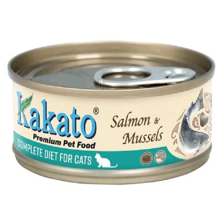 Kakato 主食罐 貓罐頭 三文魚及青口 70g (TD0761EIN) (圖片2)