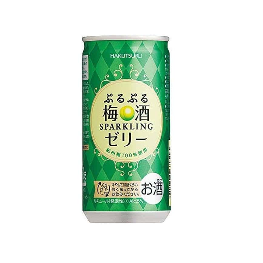 白鶴酒造 Purupuru氣泡啫喱 Shake Shake清酒 梅味 190ml (2罐裝) (圖片2)