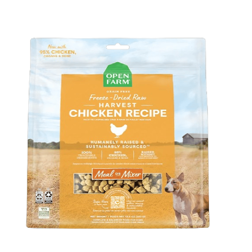 Open Farm 凍乾生肉狗糧 走地雞 13.5oz (OFFDCN) (圖片2)